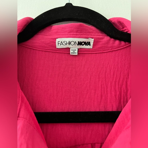 Pink Oversized blouse from Fashion Nova in medium. - Picture 5 of 15